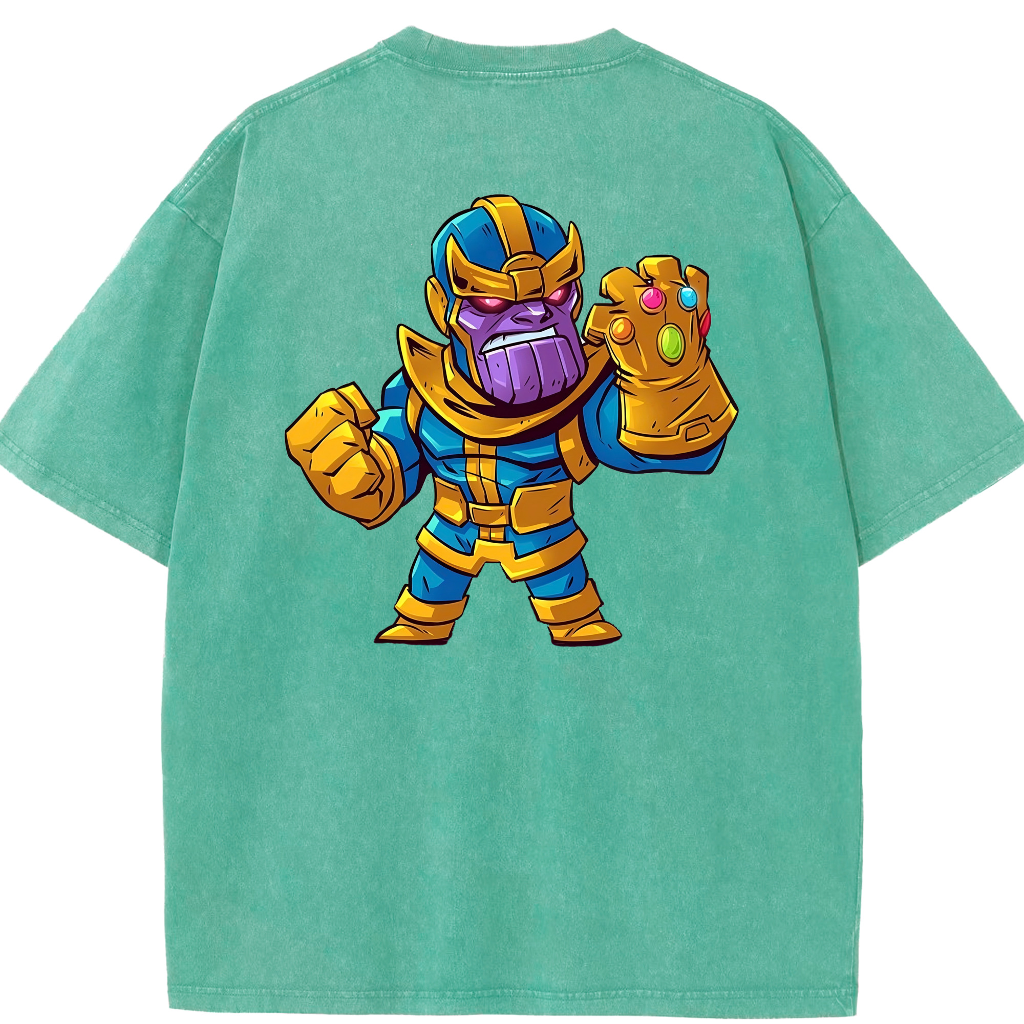 （画像用） アベンジャーズ The Avengers 綿100% ヴィンテージ風 半袖Tシャツ（背面プリント）
